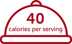 Icon - 40 calories per serving