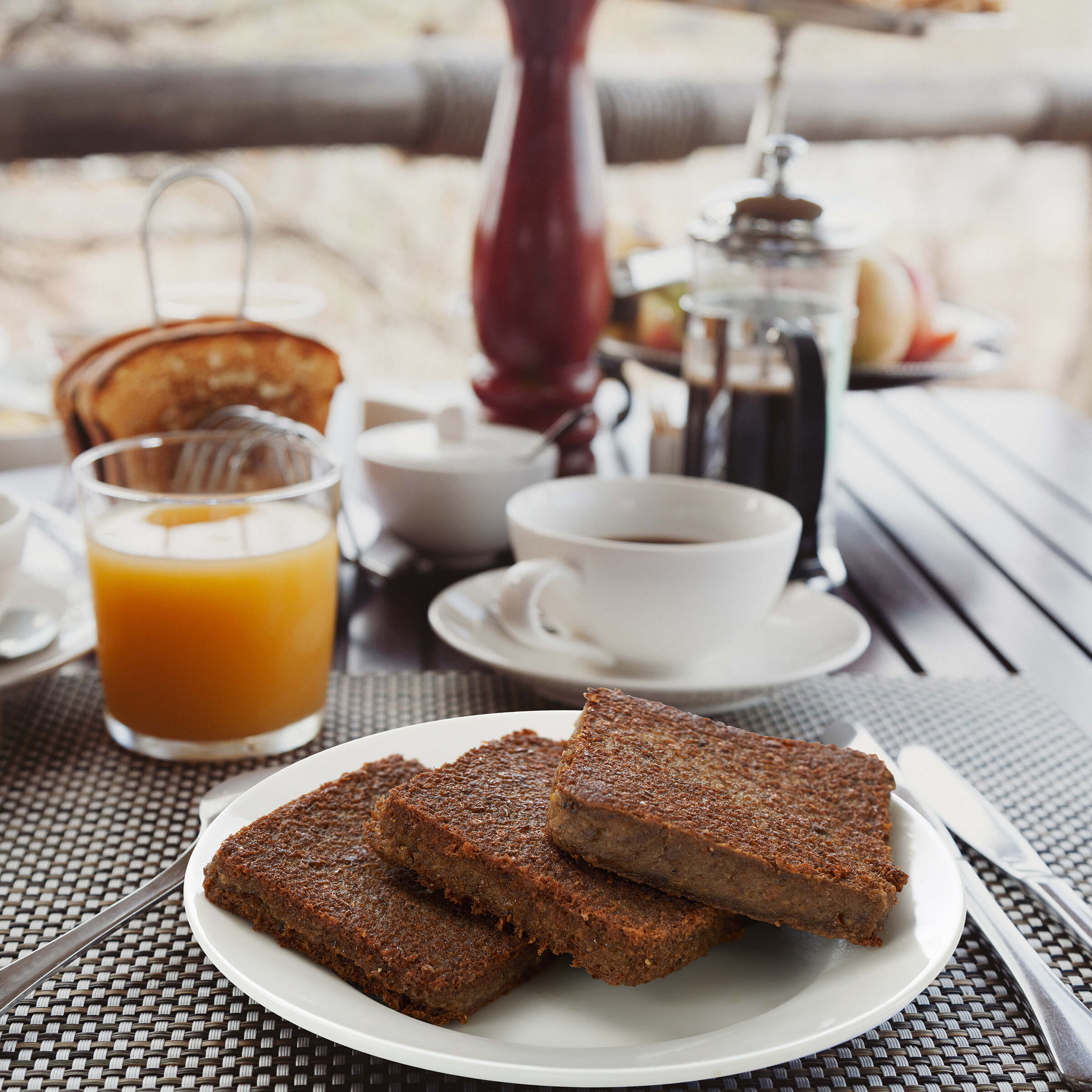 Godshalls TurkeyScrapple Plated