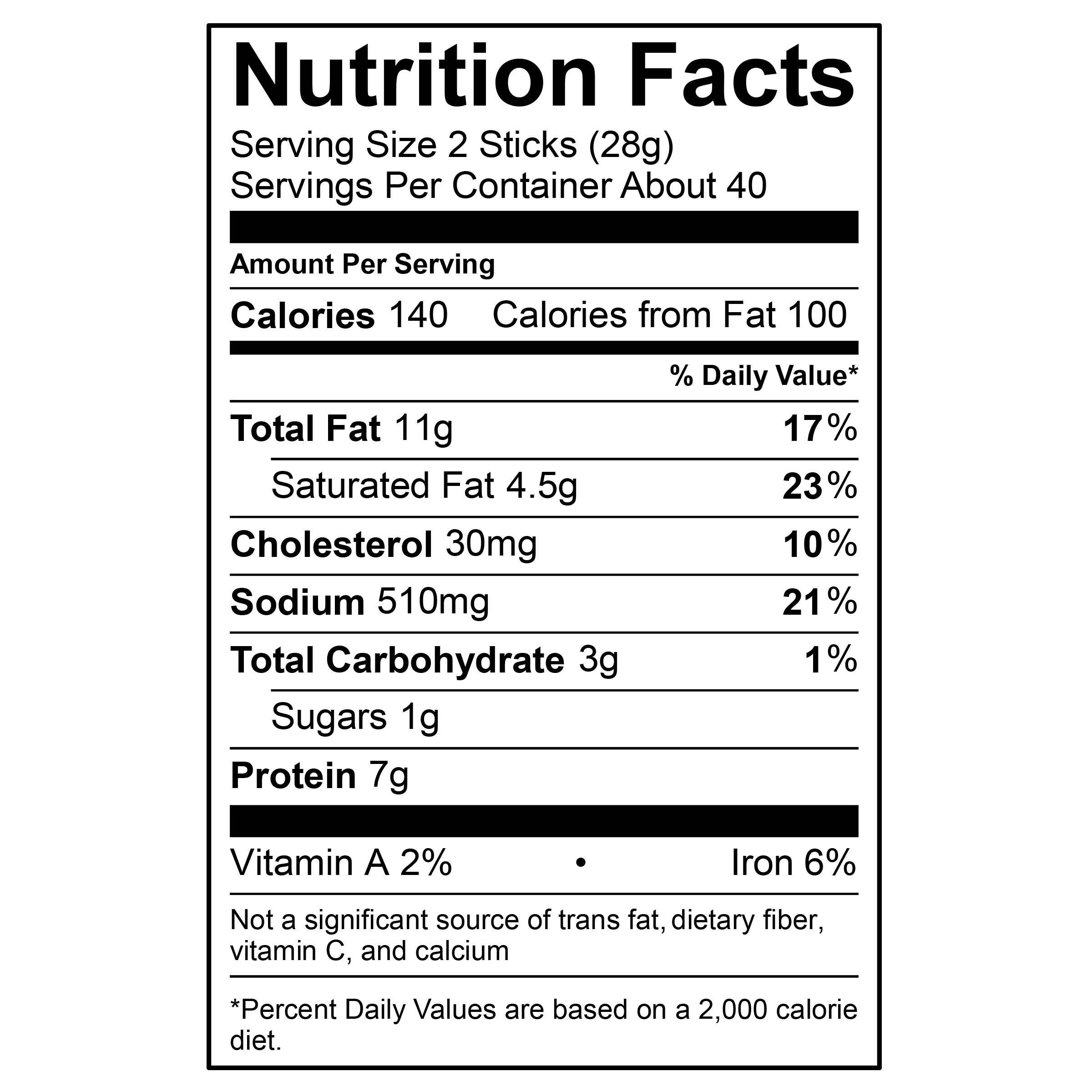 NFP Weavers 40oz BeefSticks