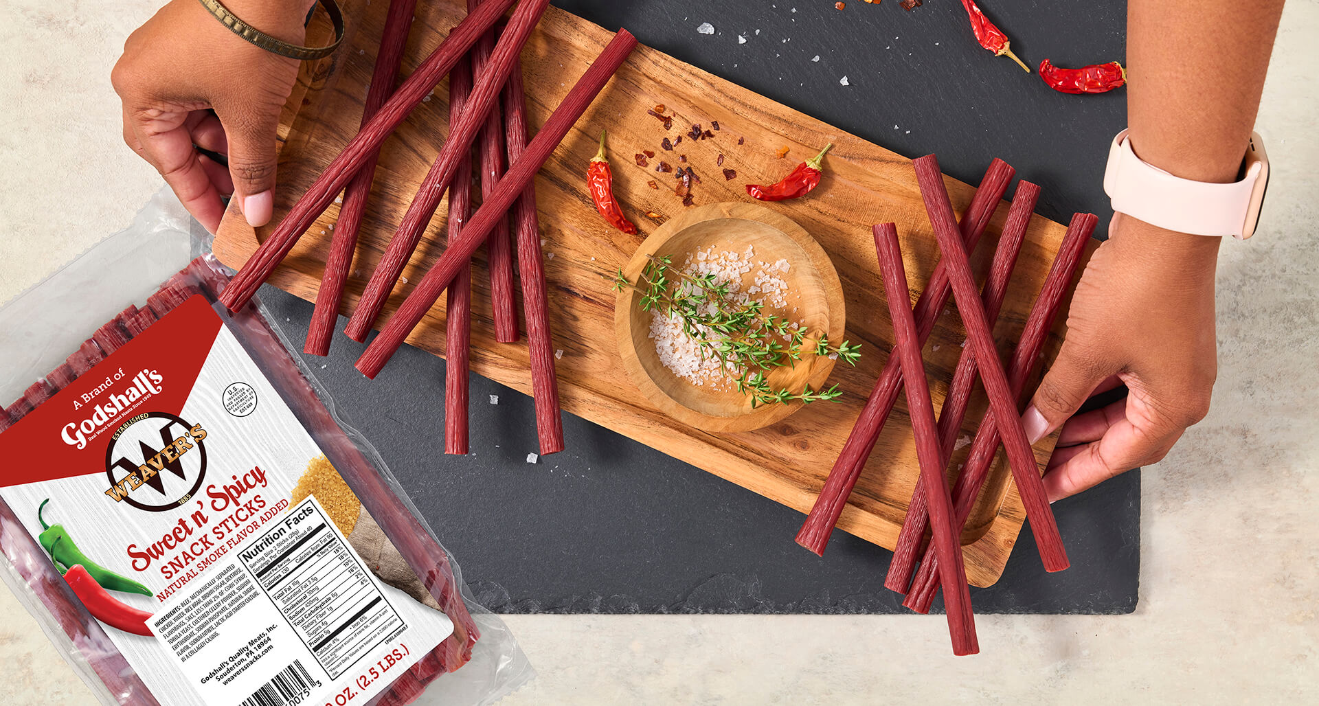 Weavers SweetSpicySticks HotPepperBoard