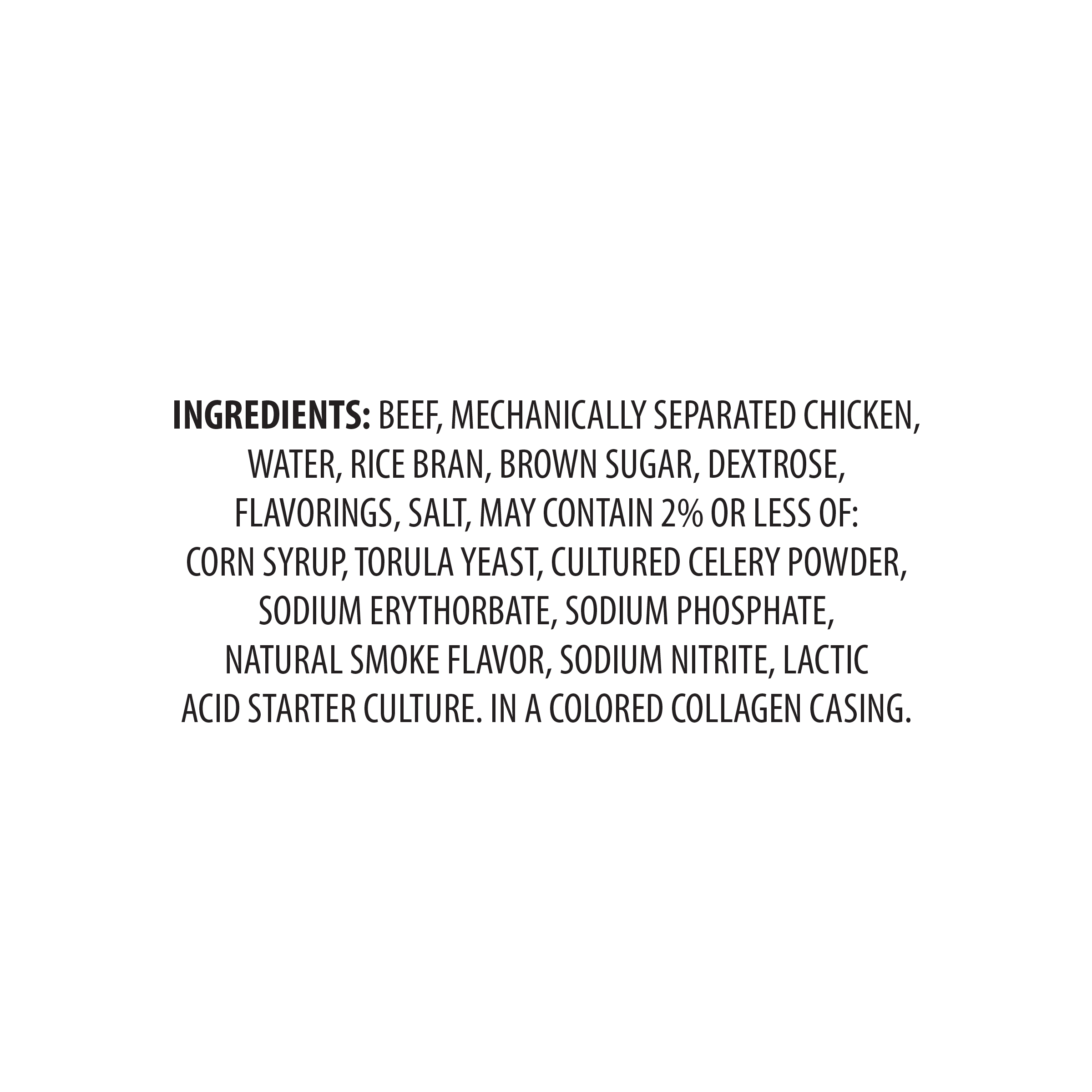 Weavers Ingredients SweetnSpicy SnackSticks