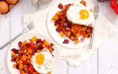 Beef Bacon Squash Breakfast Hash