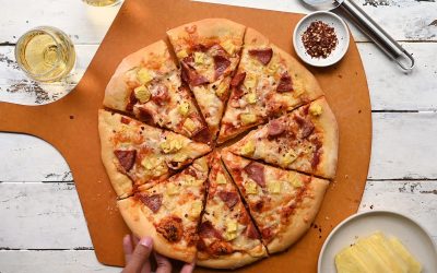 Canadian-Turkey-Bacon-Hawaiian-Pizza