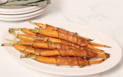 Chicken-Bacon-Wrapped-Maple-Carrots