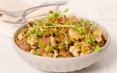 Roasted-Cauliflower-Chicken-Bacon-Salad