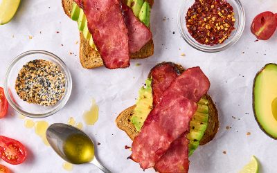 Turkey Bacon Avocado Toast