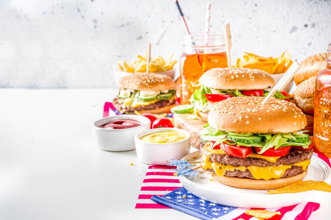 Image of burgers for Memorial Day Weekend blog post